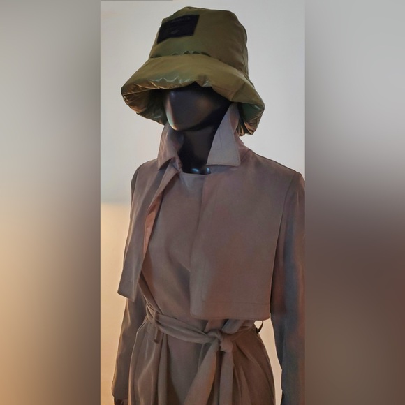 Club Monaco Belted Trench Coat Raincoat Overcoat (Hat Excluded) New - Picture 9 of 15